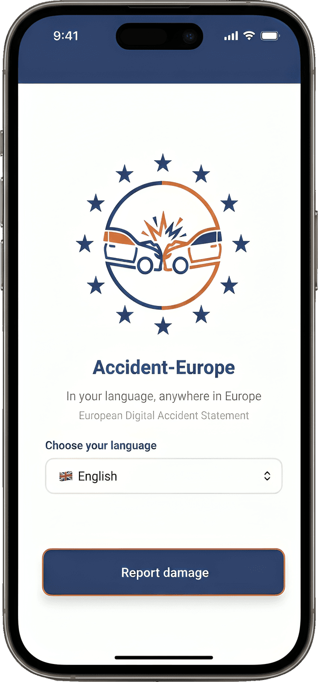The Accident-Europe app